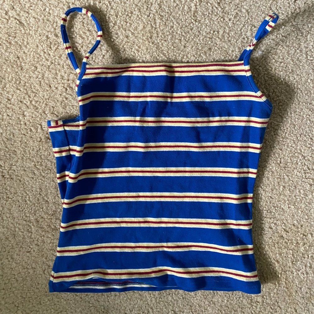 garage colorful tank top size small
